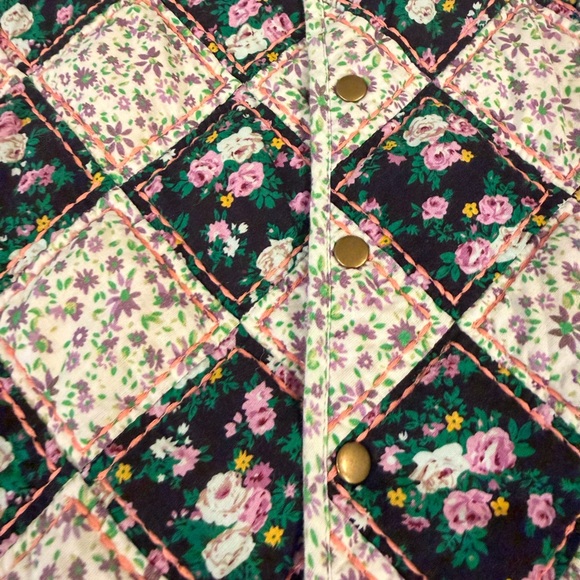 Clare V Timothe quilted reversible Patchwork Vest size XS/S originally $295 - Picture 3 of 8